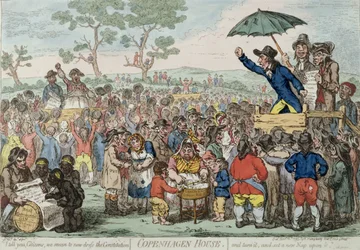 Copenhagen House, publié par Hannah Humphrey en 1795 (gravure coloriée à la main)