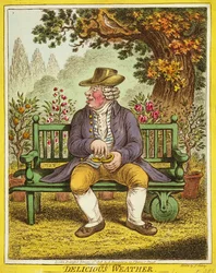 Temps Délicieux, publié par Hannah Humphrey, 1808
