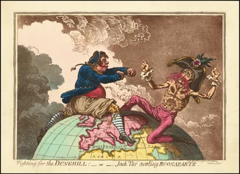 Combattre pour le Dunghill - ou - Jack Tar règle son compte à Buonaparte