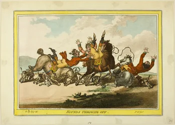 Lancer de chiens de chasse