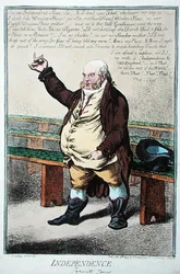 Indépendance, ou Tyrwhitt Jones, publié par Hannah Humphrey en 1799
