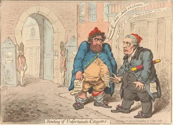 Réunion de citoyens malheureux. « Consternation de deux patriotes disgraciés »