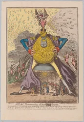 Midas, transformant tout en [or] papier, 1797