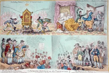 Pétitions patriotiques sur la convention, publié par Hannah Humphrey