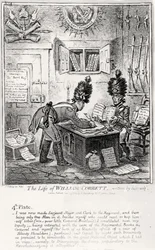 Planche 4, de La Vie de William Cobbett, écrite par lui-même, pub. par H. Humphrey, 1809