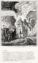 Planche 5, de La Vie de William Cobbett, écrite par lui-même, pub. par H. Humphrey, 1809