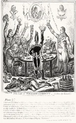 Planche 7, de La Vie de William Cobbett, écrite par lui-même, pub. par H. Humphrey, 1809