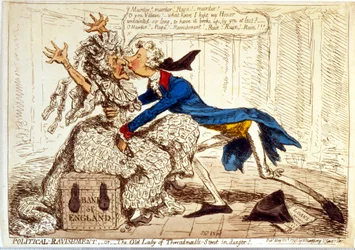 "Ravissement politique - ou la vieille dame de Threadneedle Street en danger !