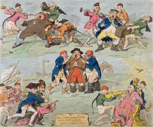 Sans-culottes nourrissant l