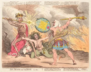 Péché, Mort et Diable, voir Milton