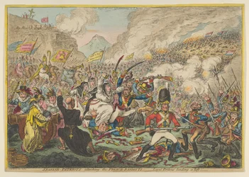 Les Patriotes Espagnols Attaquant les Bandits Français - Les Fidèles Britanniques Prêtant Main Forte, 15 août 1808