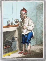 Prendre des médicaments, publié par Hannah Humphrey en 1800