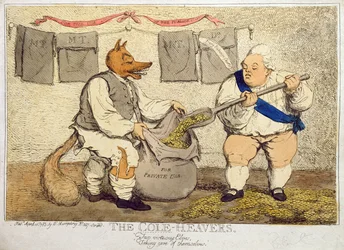 Les Cole-Heavers, publié par William Humphrey en 1783