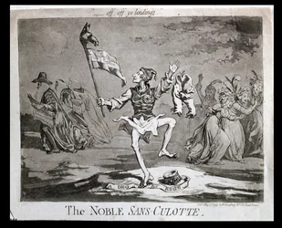 Le Noble Sans-Culotte, publié par Hannah Humphrey en 1794