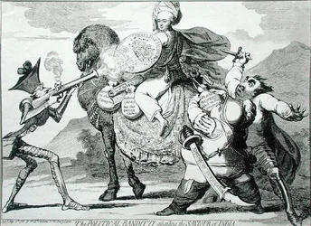 Les bandits politiques assaillant le sauveur de l