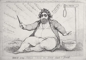 Quel chemin dois-je prendre, comment dois-je décider, publié par S.W. Fores en 1793