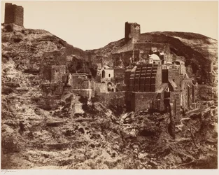 Monastère de Mar Saba, c. 1855 (photo)