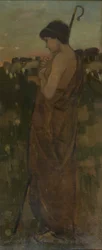 Le garçon berger, vers 1881