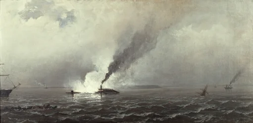 Le Monitor et le Merrimac, 1874-75