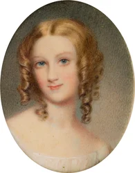 Portrait de la première Mme Simpson, épouse de M. Bridgeman Simpson
