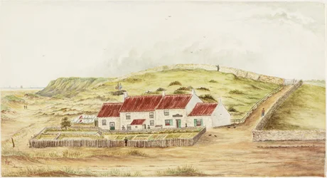 La colline de la maison de lavage (cottage de Betty Heron)