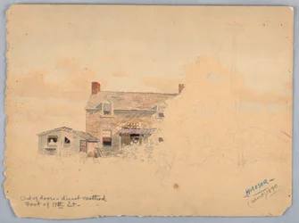 En plein air, méthode directe, pied de la 17e rue