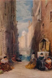 Un sanctuaire à Venise, vers 1820-1870, 1924