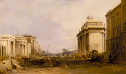 Hyde Park Corner et Constitution Arch, vers 1833