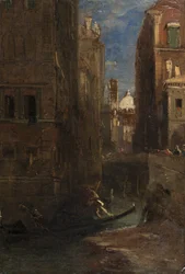Vue vers San Giorgio dei Greci, Venise, 1844