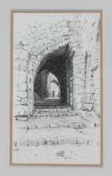 Une rue à Jérusalem, illustration de La Vie de Notre Seigneur Jésus-Christ