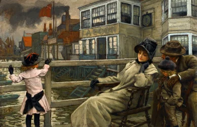 Art académique : En attendant le ferry