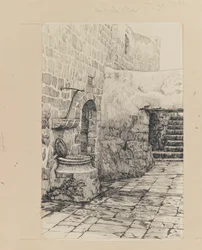 Une vieille citerne (illustration de La Vie de Notre Seigneur Jésus-Christ)