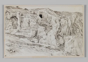 Tombes anciennes, Vallée de Hinnom, illustration de La Vie de Notre Seigneur Jésus-Christ