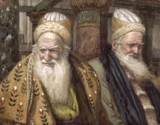 Anne et Caïphe, illustration pour La Vie du Christ, c.1886-94