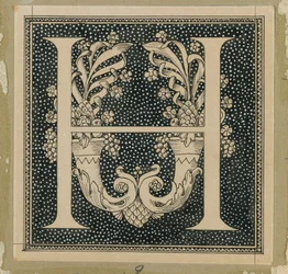 Lettre capitale H, illustration de La Vie de Notre Seigneur Jésus-Christ