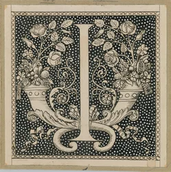 Lettre capitale I, illustration de La Vie de Notre Seigneur Jésus-Christ