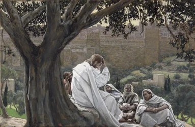Le Christ prédisant la destruction du temple, illustration pour La Vie du Christ