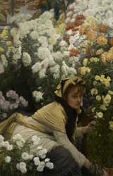 Chrysanthèmes, vers 1874-76