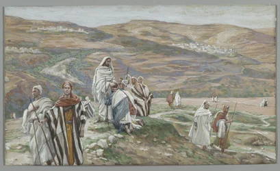 Il les envoya deux par deux, illustration de La Vie de Notre Seigneur Jésus-Christ, 1886-96
