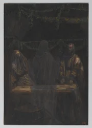 Il Disparut de Leur Vue, illustration de La Vie de Notre Seigneur Jésus-Christ, 1886-94
