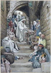Dans les villages, les malades étaient amenés à lui, illustration pour La Vie du Christ