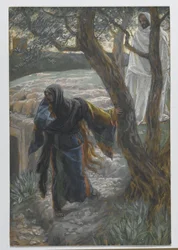 Jésus Apparaît à Marie-Madeleine, illustration de La Vie de Notre Seigneur Jésus-Christ, 1886-94