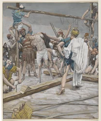 Jésus Dépouillé de Ses Vêtements, illustration de La Vie de Notre Seigneur Jésus-Christ, 1886-94