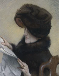 La Liseuse, vers 1883