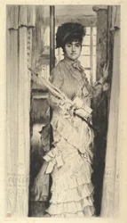 Portrait de Mlle L..., ou Une porte doit être soit ouverte soit fermée, 1876