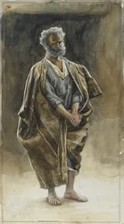 Saint Pierre, illustration de La Vie de Notre Seigneur Jésus-Christ, 1886-94