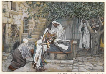 La fille de Jaïre, illustration de La vie de notre Seigneur Jésus-Christ