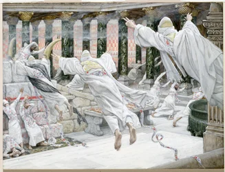 Les morts apparaissent dans le temple, illustration pour La Vie du Christ, vers 1886-96