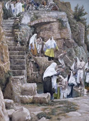 Les disciples de Jésus baptisant, illustration pour La Vie du Christ