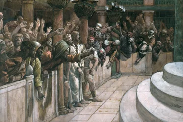 Le faux témoin, illustration pour La Vie du Christ